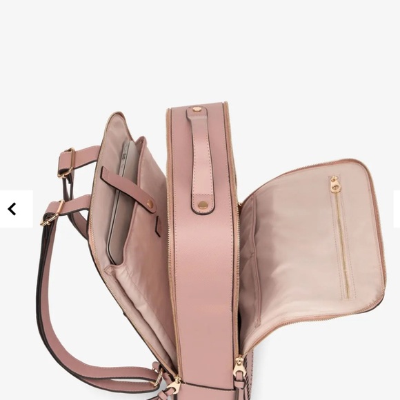 Kaya 15 inch Laptop Backpack in Mauve! - Picture 3 of 11